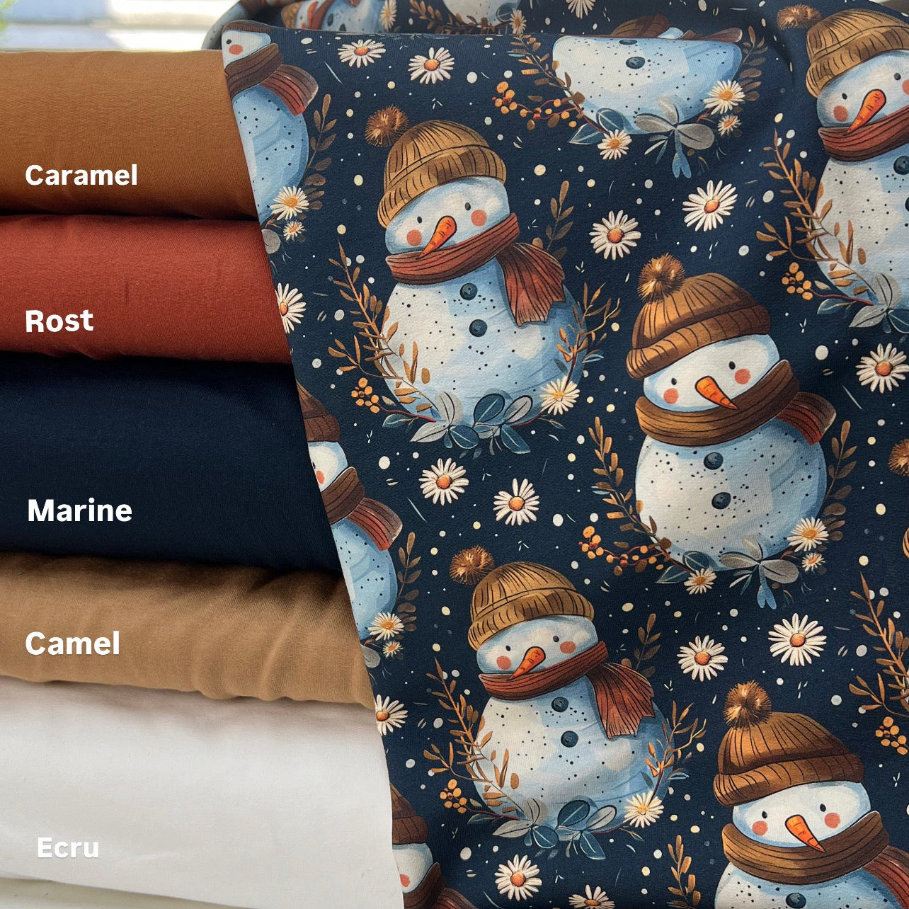 Stoffvorbestellung "Schneemänner"